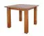 Tisch | Kiefer massiv Vollholz | Eichenfarbe| 80 x 80 cm | Junco 239A