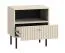 Nachtkommode Petkula 07, Farbe: Beige hell - Abmessungen: 53 x 50 x 34 cm (H x B x T), mit 1 Schublade und 1 Fach