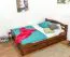 Bett Buche 140 x 200 cm Dunkelbraun Abbildung