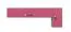 Kinderzimmer - Hängeschrank "Felipe" 11, Rosa / Weiß - Abmessungen: 36 x 100 x 30 cm (H x B x T)