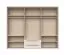 Großer Kleiderschrank mit sechs Türen Neiafu 78, zwei Schubladen, LED-Rahmen, Maße: 226 x 277 x 60 cm, Soft-Close-Funktion, drei Kleiderstangen