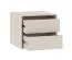 Schubladeneinsatz für Kleiderschränke Cabecao | Schubladenkasteneinsatz | 43,5 x 50 x 50,5 cm | Kaschmir | 2 Schubladen | genügend Platz