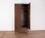 Kleiderschrank mit einer Schublade Engordany 05 | Buche Vollholz massiv | lackiert | Drehtürenschrank | eine Kleiderstange | Farbe: Walnuss | Maße: 200 x 90 x 58,5 cm