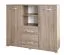 Kommode Kikori 11, Farbe: Sonoma Eiche - Abmessungen: 113 x 130 x 40 cm (H x B x T)