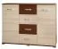 Kommode Cikupa 39, Farbe: Nuss / Ulme - Abmessungen: 103 x 130 x 40 cm (H x B x T)