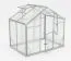 Gewächshaus - Glashaus Grünkohl L3, gehärtetes Glas 4 mm, Grundfläche: 3,10 m² - Abmessungen: 150 x 220 cm (L x B)