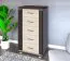 Kommode Aitape 39, Farbe: Sonoma Eiche dunkel / Sonoma Eiche hell - Abmessungen: 105 x 60 x 40 cm (H x B x T)