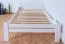 Jugendbett "Easy Premium Line" K4/1, 140 x 200 cm Buche Vollholz massiv weiß lackiert