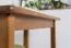 Tisch Kiefer massiv Vollholz Eichefarben Rusikal Junco 226C (eckig) - 100 x 50 cm (L x B)