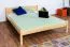 Doppelbett / Gästebett Kiefer massiv Vollholz natur 85, inkl. Lattenrost - Abmessung 160 x 200 cm