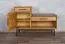 Sitzbank mit Stauraum / Schuhschrank Kumeu 56 Wildeiche massiv geölt - Abmessungen: 70 x 97 x 36 cm (H x B x T)