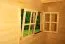Holz-Gartenhaus 3,98 x 4,46 Meter (inkl. Dach) | Naturbelassen | Satteldach | 34 mm Blockbohlen-Haus Abbildung
