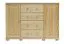 Sideboard, Kommode - Farbe: Natur, Breite: 118 cm Abbildung