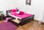 Bett 140 x 200 cm Buche Schokobraun Abbildung