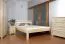 Bettgestell Kiefer 160 x 200 cm Natur Abbildung