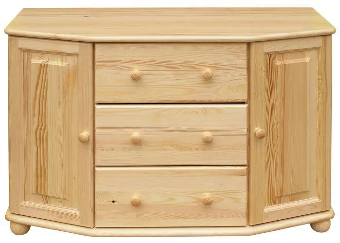 Sideboard, Kommode - Farbe: Natur, Breite: 120 cm Abbildung