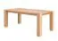 Tisch aus massiven Eichenholz Gijou 01, vier Standbeine, geölte Oberfläche, Tischplatte 4 cm dick, Maße: 75 x 200 x 100 cm, einzigartiger Look