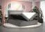 Boxspringbett im schlichten Design Pirin 32, Farbe: Schwarz - Liegefläche: 140 x 200 cm (B x L)