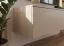 Wohnwand | inkl. Integrierter LED-Beleuchtung | Farbe: Clay Grau / Eiche Coast Evoke | Push-to-open Funktion | 300 x 45 x 160 cm | geriffelte Front | langes TV-Board