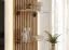 Wohnwand | inkl. Integrierter LED-Beleuchtung | Farbe: Clay Grau / Eiche Coast Evoke | Push-to-open Funktion | 300 x 45 x 160 cm | geriffelte Front | langes TV-Board