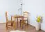 Tisch Kiefer massiv Vollholz Erlefarben Junco 227A (eckig) - 90 x 60 cm (B x T)