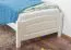 Kinderbett / Jugendbett Kiefer massiv Vollholz weiß lackiert 98, inkl. Lattenrost - Liegefläche 80 x 200 cm