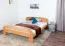 Doppelbett / Gästebett Wooden Nature 140 Buche massiv Natur, inkl. Lattenrost - 160 x 200 cm (B x L)