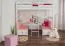 Sitzkissen 2er-Set für Kinderbett / Etagenbett / Funktionsbett Tim - Farbe: Rosa