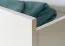 Drehtürenschrank / Kleiderschrank Siumu 34, Farbe: Weiß / Weiß Hochglanz - 224 x 272 x 56 cm (H x B x T)