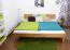 Bett Eiche 200 x 200 cm geölt Abbildung