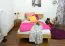 Bett Eiche 120 x 200 cm geölt Abbildung