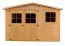 Gerätehaus, Gartenschuppen, Gartenhaus - 3 x 3 Meter - aus Holz / Blockbohlen - inkl. Dachpappe - Satteldach Abbildung