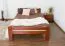 Massivholzbett Buche 120 x 200 cm Kirsche Abbildung