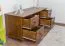 TV-Unterteil Massivholz Farbe: Eiche 55x136x47 cm  Abbildung