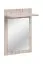 Garderobenspiegel mit Ablage Sviland 14, Farbe: Eiche Wellington - Abmessungen: 88 x 60 x 28 cm (H x B x T)