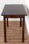 Tisch Kiefer massiv Vollholz Walnussfarben Junco 227B (eckig) - 60 x 100 cm (B x T)