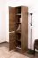 Drehtürenschrank / Kleiderschrank Selun 06, Farbe: Eiche Dunkelbraun - Abmessungen: 196 x 50 x 43 cm (H x B x T)