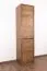 Drehtürenschrank / Kleiderschrank Selun 06, Farbe: Eiche Dunkelbraun - Abmessungen: 196 x 50 x 43 cm (H x B x T)