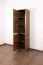 Drehtürenschrank / Kleiderschrank Selun 06, Farbe: Eiche Dunkelbraun - Abmessungen: 196 x 50 x 43 cm (H x B x T)