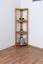 Regal / Eckregal Kiefer massiv Vollholz Erlefarben Junco 61 - Abmessungen: 125 x 40 x 30 cm (H x B x T)
