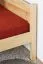 Kinderbett / Jugendbett Kiefer massiv Vollholz natur 86, inkl. Lattenrost - 100 x 200 cm (B x L)