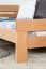 Jugendbett / Kinderbett "Easy Premium Line" K6, 120 x 200 cm Buche Vollholz massiv Natur