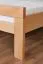 Jugendbett "Easy Premium Line" K8/1, 180 x 200 cm Buche Vollholz massiv Natur