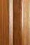 Kleiderschrank Kiefer Vollholz massiv Eichefarben 011 - Abmessung 190 x 80 x 60 cm (H x B x T)