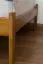 Kinderbett / Jugendbett Kiefer Vollholz massiv Eichefarben A14, inkl. Lattenrost - Abmessung 90 x 200 cm