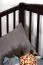 Gitterbett / Kinderbett Kiefer massiv Vollholz Walnussfarben 103, inkl. Lattenrost - 60 x 120 cm (B x L) 