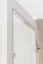 Vitrine Kiefer massiv Vollholz weiß lackiert B013 - Abmessung 190 x 40 x 42 cm (H x B x T)
