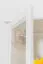 Vitrine Kiefer massiv Vollholz weiß lackiert B013 - Abmessung 190 x 40 x 42 cm (H x B x T)