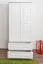 Schrank massiv weiss