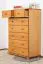 Kommode Kiefer massiv Vollholz Erlefarben Junco 134 – Abmessungen: 117 x 80 x 42 cm (H x B x T)